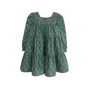 NEW ISOBELLA & CHLOE girl's autumn ivy dress in green